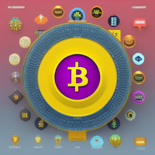 An image showcasing a vibrant virtual landscape with a diverse group of beginners exploring the world of cryptocurrency through the Crypto Pie App
