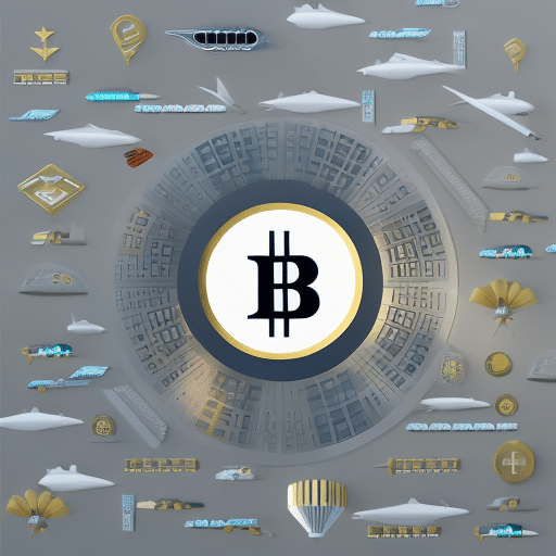An image showcasing a dynamic collage of modern financial icons, symbolizing the innovative Crypto IRA companies that are reshaping the concept of retirement
