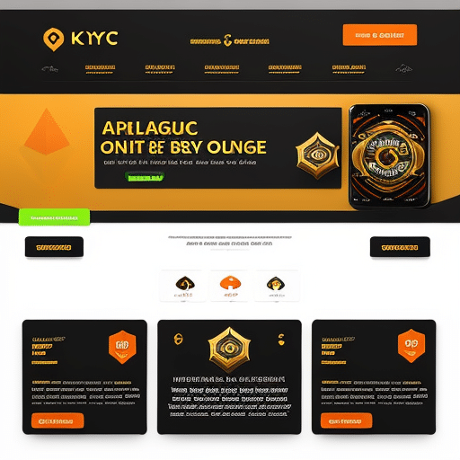 An image showcasing a sleek, modern online casino interface with a prominent "KYC-free" badge
