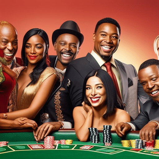 An image showcasing a diverse group of people joyfully playing casino games, with each individual representing a different culture, emphasizing the inclusive and convenient nature of top no ID verification casinos