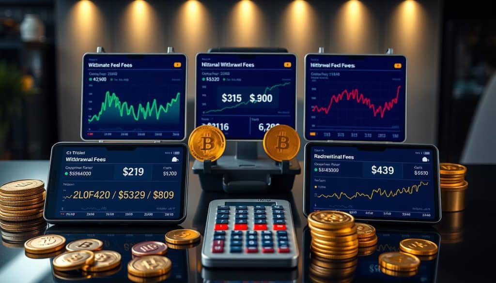 comparing withdrawal fees