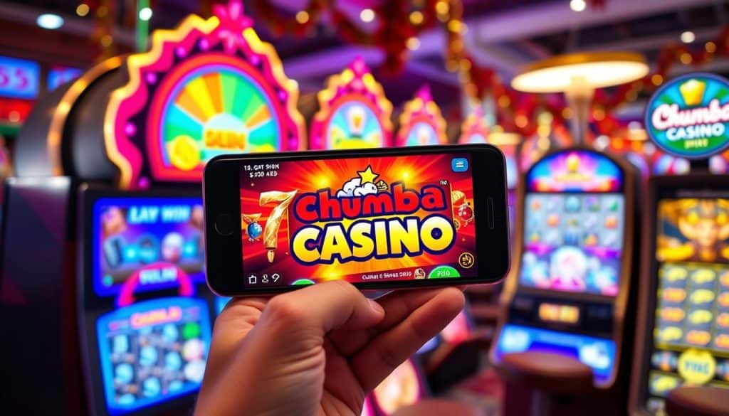 mobile experience of Chumba Casino Online