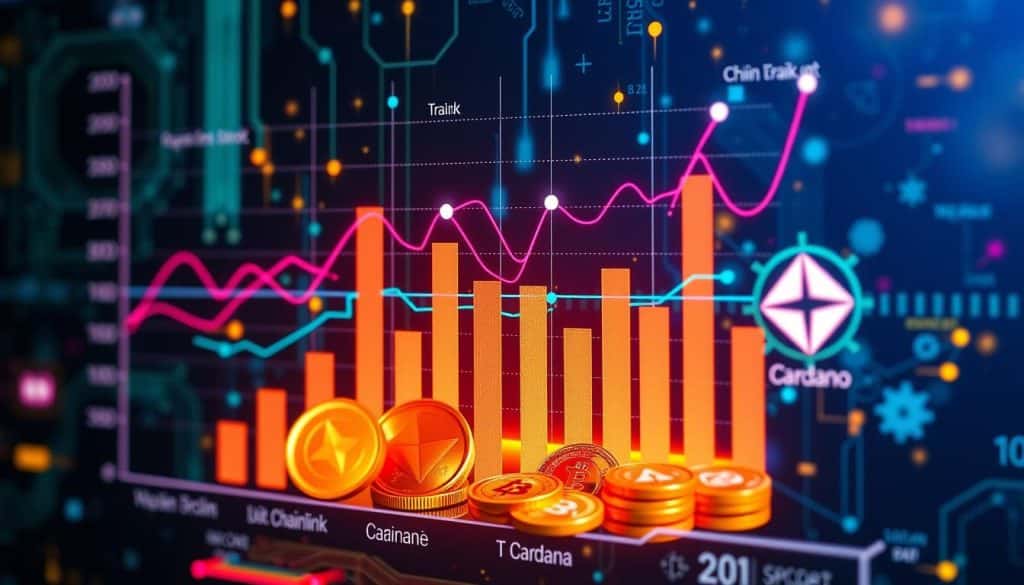 Cryptocurrency development activity chart