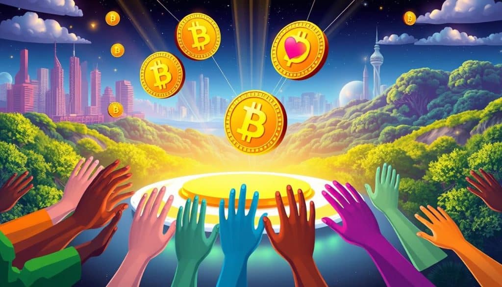 Bitcoin grants encouraging donations