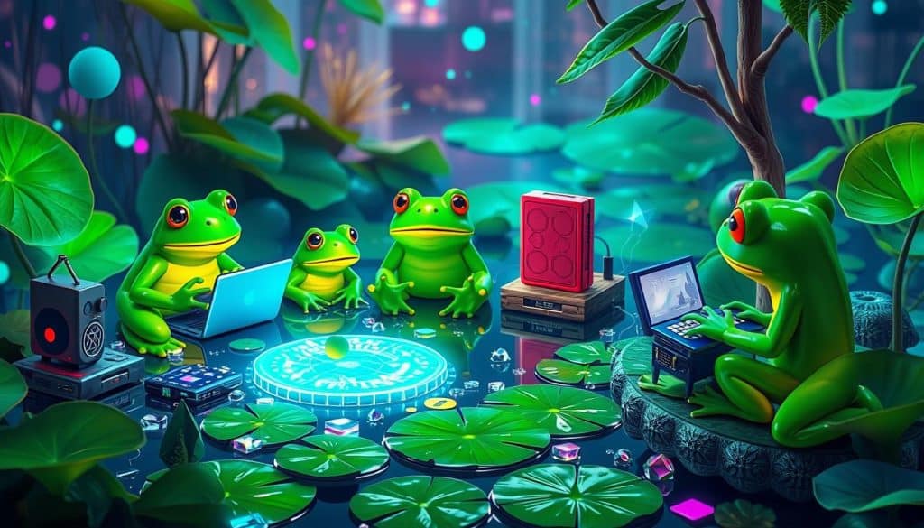 Frog-themed Crypto Gaming