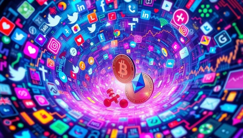 Social media influence on cryptocurrency market