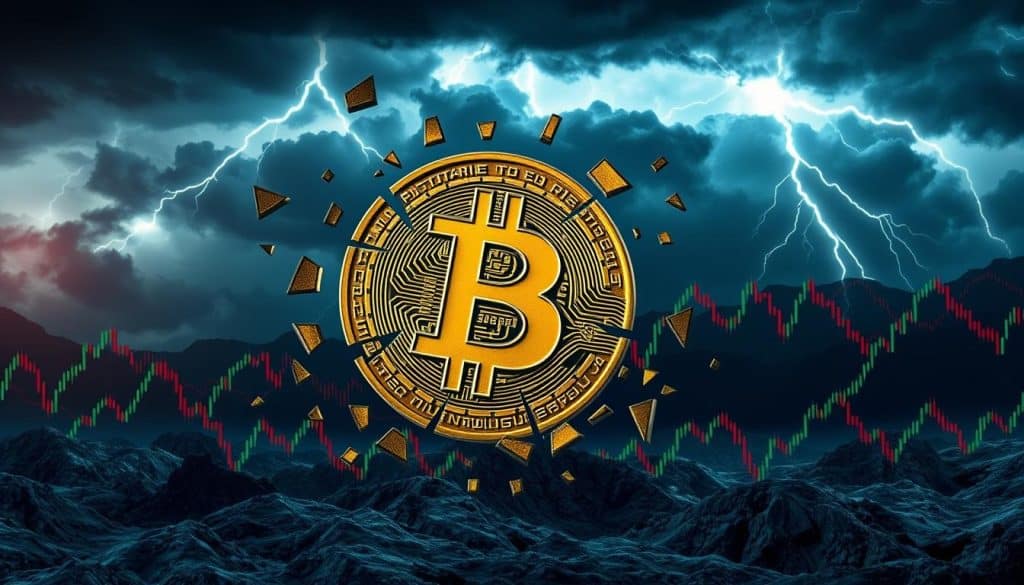 Bitcoin, drops, below, $100,000, risk-off