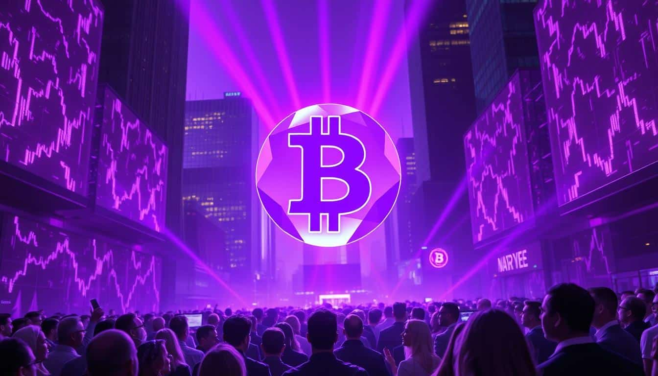 purple bitcoin