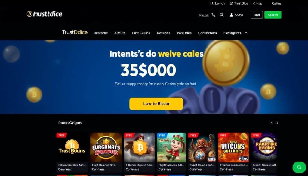 TrustDice Bitcoin casino no deposit bonus