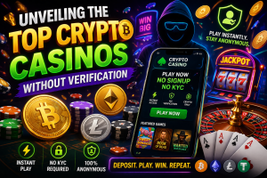 Unveiling the Top Crypto Casinos Without Verification