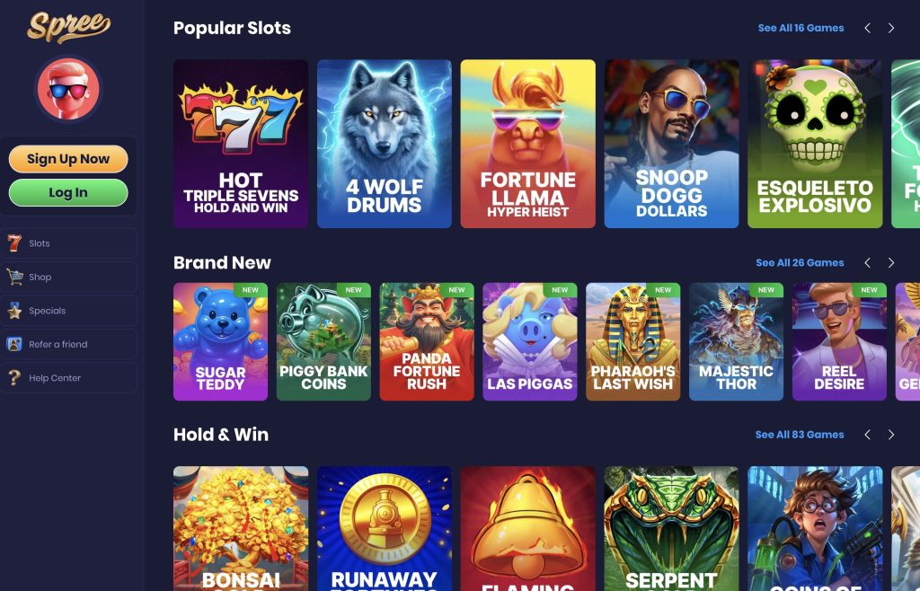 Best Sweepstakes Casinos USA 2026 — All 17 Sites Ranked 21 Spree Casino screenshot
