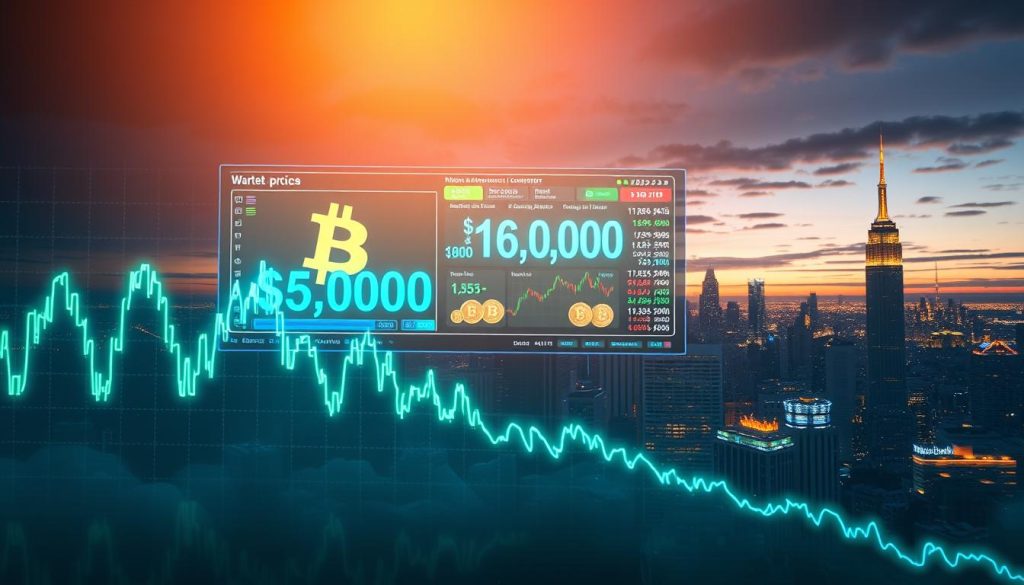 BTC price updates