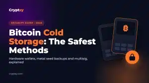 Bitcoin cold storage guide 2026: hardware wallets, metal seed backups and multisig