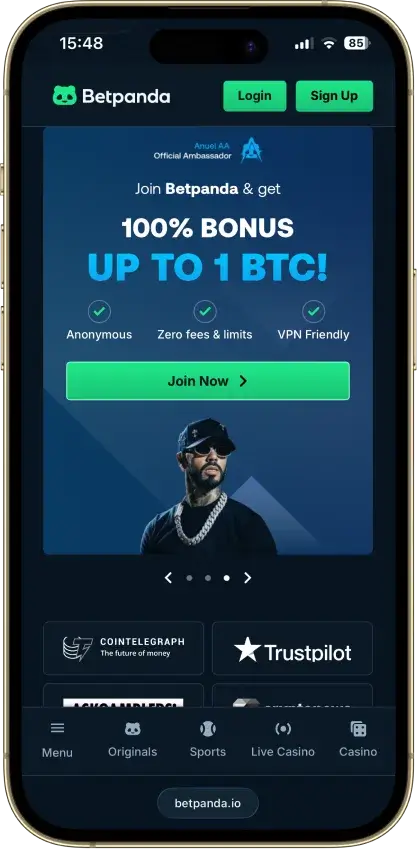 Betpanda casino app screenshot
