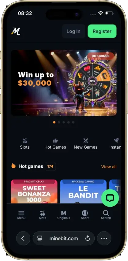 Minebit Casino casino app screenshot