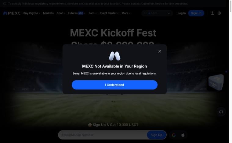 Best Crypto Exchanges 2026: Top Low-Fee Picks Reviewed 15 MEXC exchange homepage